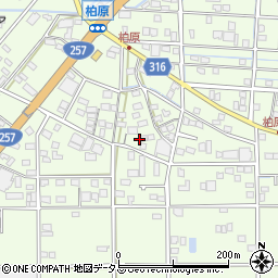 静岡県浜松市中央区篠原町22023周辺の地図