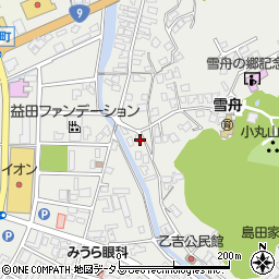 島根県益田市乙吉町1020周辺の地図