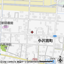 静岡県浜松市中央区小沢渡町307周辺の地図