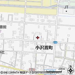 静岡県浜松市中央区小沢渡町302周辺の地図