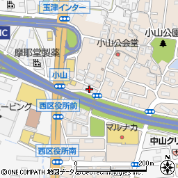 アルファロメオ神戸西　サービス工場周辺の地図