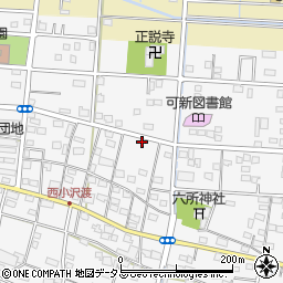 静岡県浜松市中央区小沢渡町1085周辺の地図