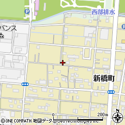 静岡県浜松市中央区新橋町465周辺の地図
