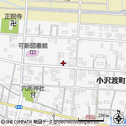 静岡県浜松市中央区小沢渡町1132周辺の地図