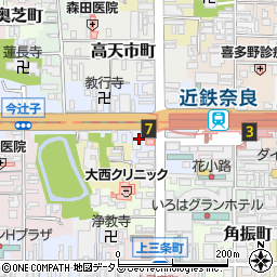 日本経済新聞社奈良支局周辺の地図