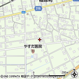 静岡県浜松市中央区篠原町20910周辺の地図