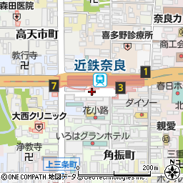 奈良警察署近鉄奈良駅前交番周辺の地図
