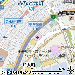 神戸波止場町ＴＥＮ×ＴＥＮ周辺の地図