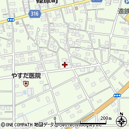静岡県浜松市中央区篠原町20940周辺の地図