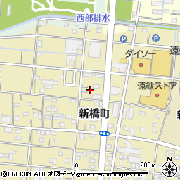 静岡県浜松市中央区新橋町648周辺の地図