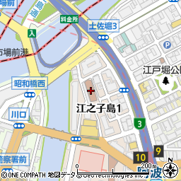 江之子島コスモス苑ホームヘルプセンター周辺の地図