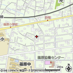 静岡県浜松市中央区篠原町20357周辺の地図