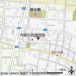 静岡県浜松市中央区小沢渡町1357周辺の地図