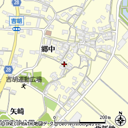 愛知県田原市吉胡町郷中234周辺の地図