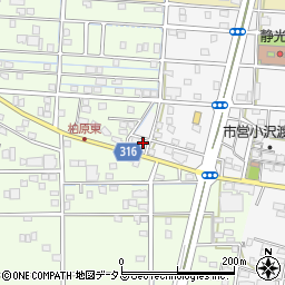 静岡県浜松市中央区小沢渡町1387周辺の地図