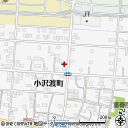 静岡県浜松市中央区小沢渡町294周辺の地図