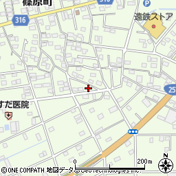 静岡県浜松市中央区篠原町20962周辺の地図