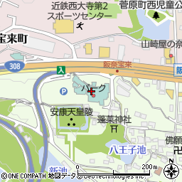 奈良パークホテル周辺の地図