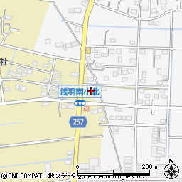 セブンイレブン袋井梅山店周辺の地図