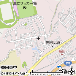 島根県益田市東町33-36周辺の地図