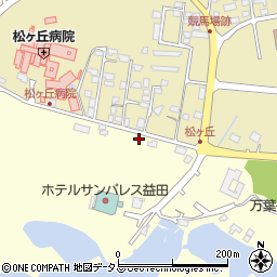 島根県益田市高津町2355-51周辺の地図