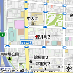 ＳＴＡＲ　ＰＡＲＫ徳井町駐車場周辺の地図