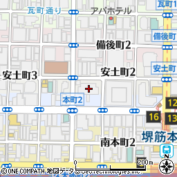 保証協会債権回収株式会社　大阪営業所周辺の地図