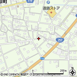 静岡県浜松市中央区篠原町21439周辺の地図