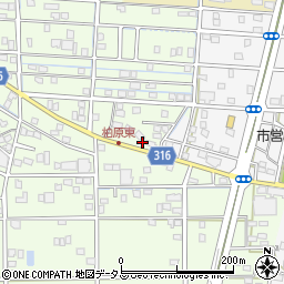 静岡県浜松市中央区篠原町21927周辺の地図