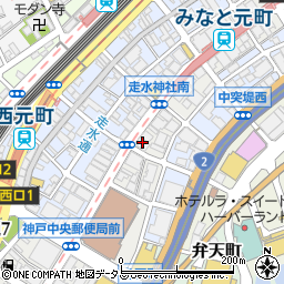 神戸ヒヤリングセンター周辺の地図
