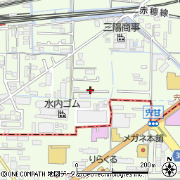 岡山県岡山市東区宍甘198-7周辺の地図