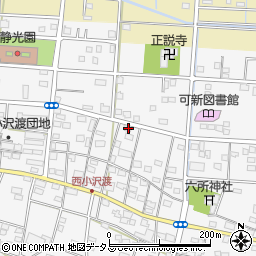静岡県浜松市中央区小沢渡町1083周辺の地図