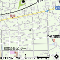 静岡県浜松市中央区篠原町20553周辺の地図