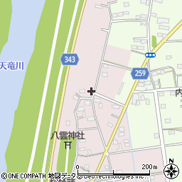 静岡県磐田市川袋69周辺の地図