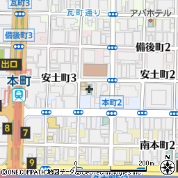 アリエッタホテル大阪周辺の地図
