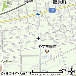 静岡県浜松市中央区篠原町20605周辺の地図