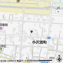 静岡県浜松市中央区小沢渡町304周辺の地図