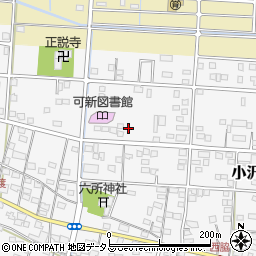 静岡県浜松市中央区小沢渡町1139周辺の地図