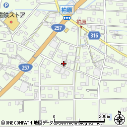 静岡県浜松市中央区篠原町22044周辺の地図
