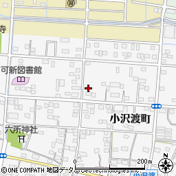 静岡県浜松市中央区小沢渡町311周辺の地図
