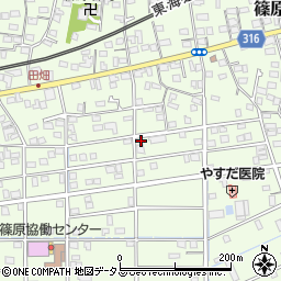 静岡県浜松市中央区篠原町20611周辺の地図