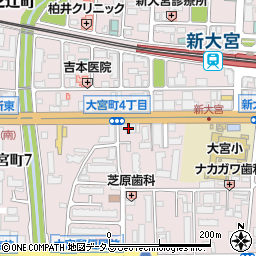 奈良朝日生命川口ビル周辺の地図