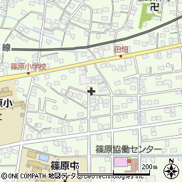 静岡県浜松市中央区篠原町10543周辺の地図