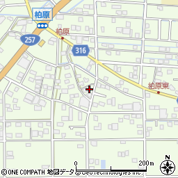 静岡県浜松市中央区篠原町22015周辺の地図