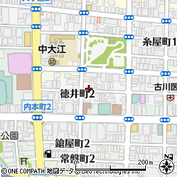 ＧＳパーク徳井町二丁目第二駐車場周辺の地図