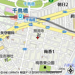 朋栄マンション周辺の地図