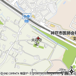 兵庫県神戸市西区伊川谷町小寺317周辺の地図