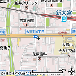 朝日生命保険相互会社　奈良支社周辺の地図
