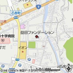 株式会社益田ファンデーション本社工場周辺の地図