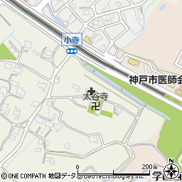 兵庫県神戸市西区伊川谷町小寺316周辺の地図